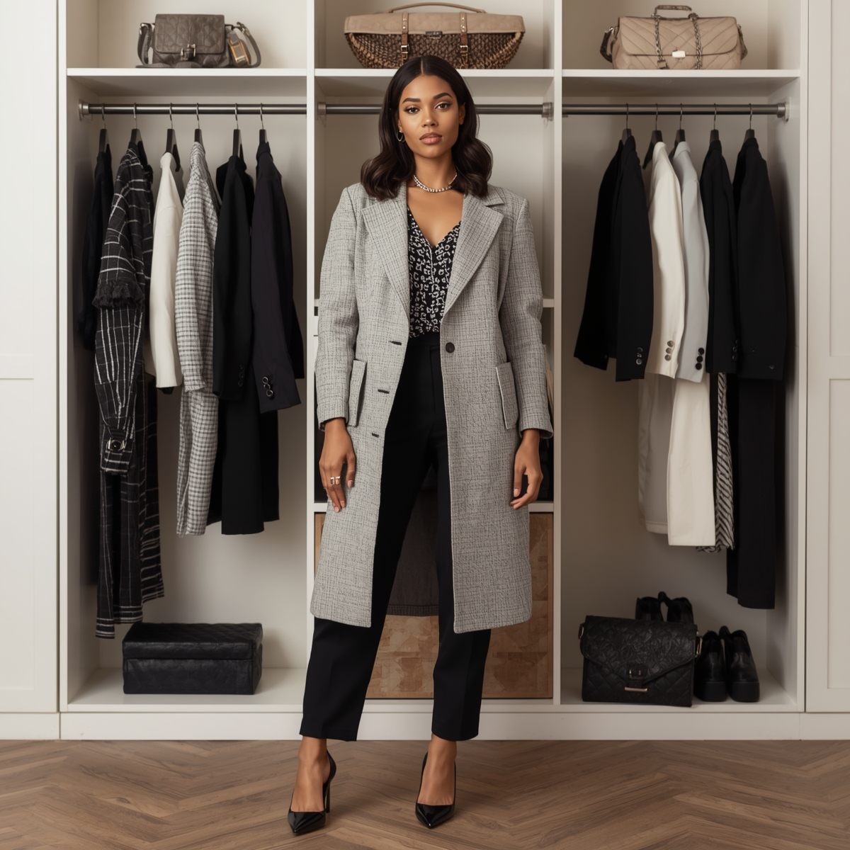 Before wardrobe transformation